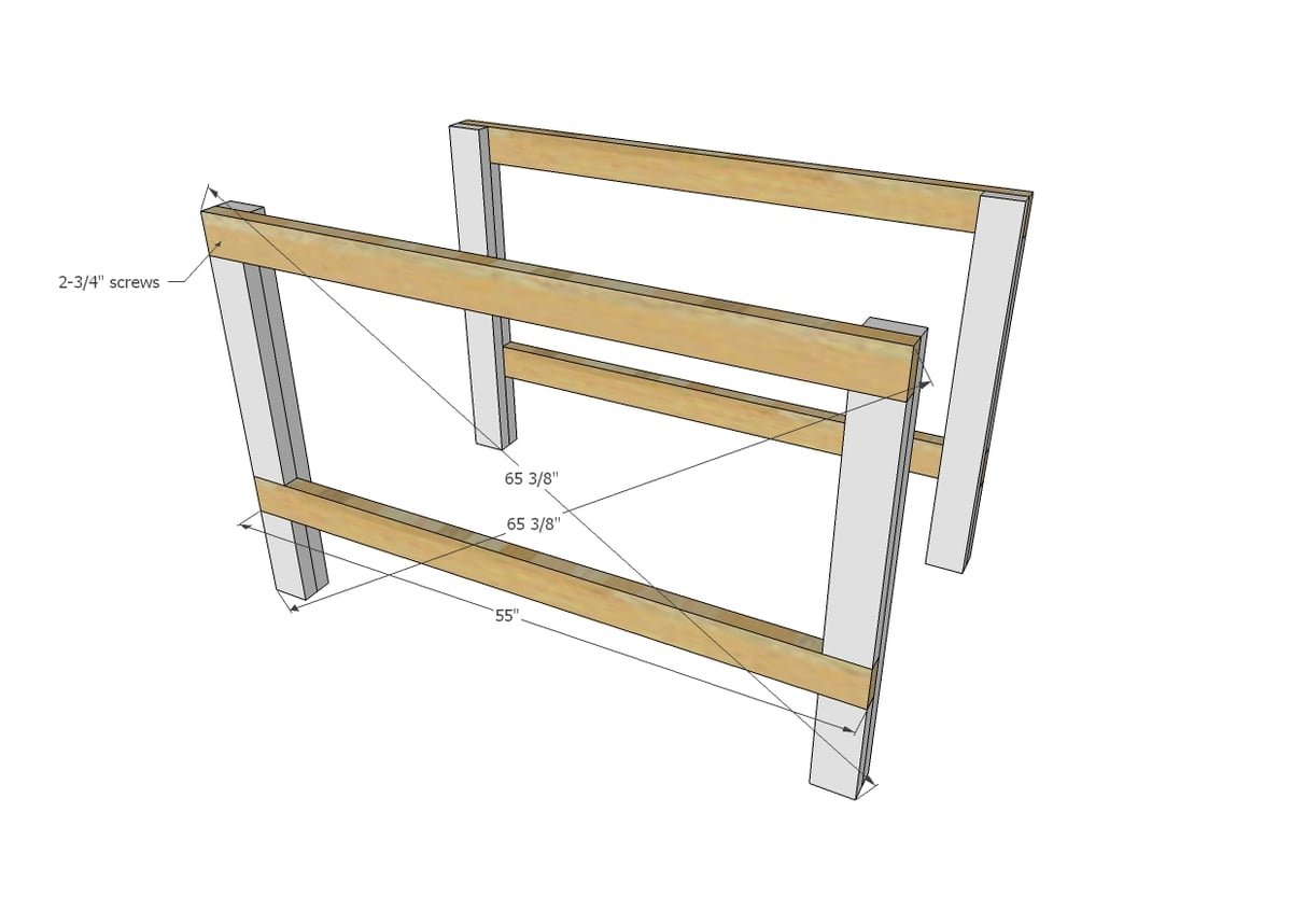 Easy DIY Garage Workshop Workbench — step 2