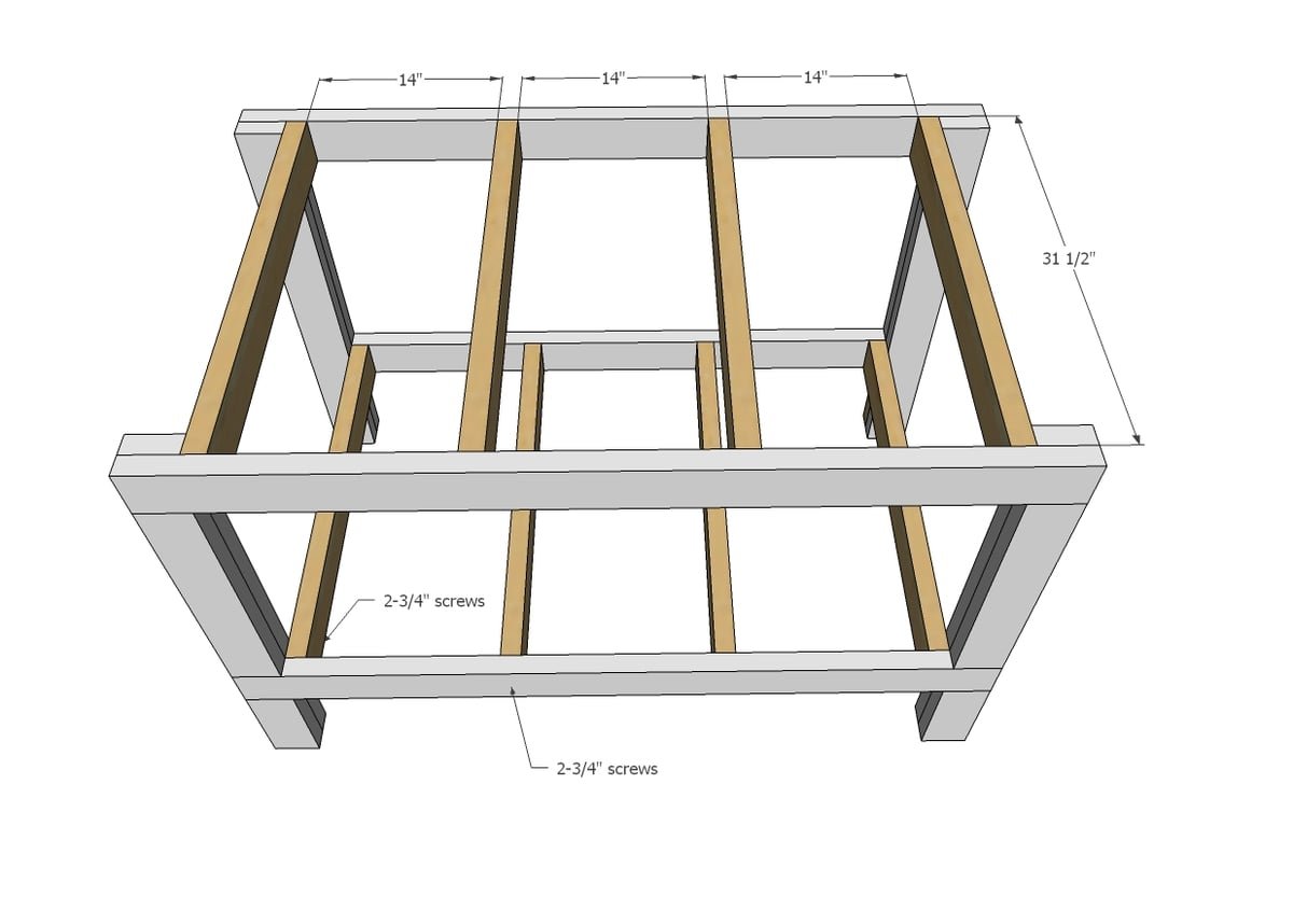 Easy DIY Garage Workshop Workbench — step 3