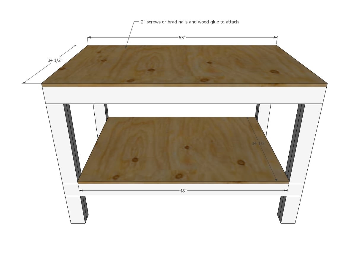 Easy DIY Garage Workshop Workbench — step 4