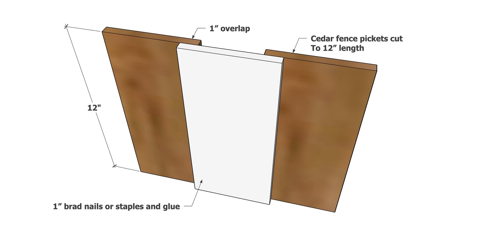 Easy Fence Picket Wood Pumpkin Decor — step 1