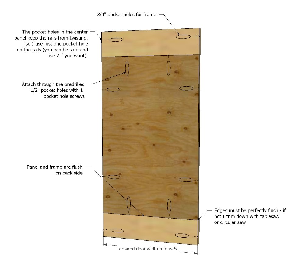 Easy Frame and Panel Doors — step 2