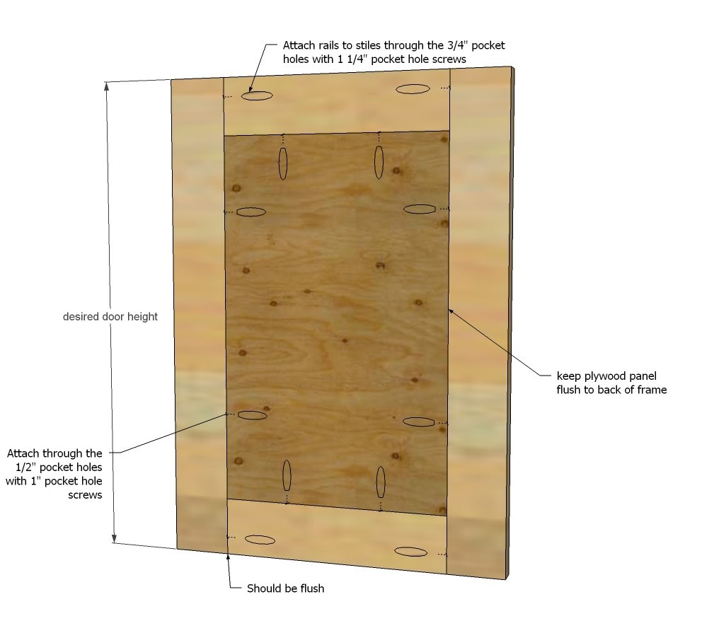Easy Frame and Panel Doors — step 3