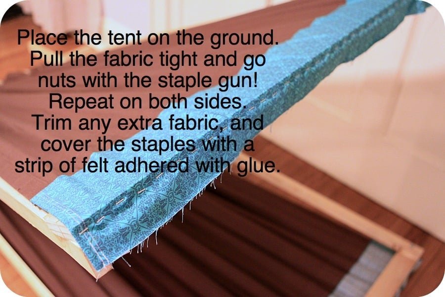 Easy Kids' Tent / Reading Nook — step 11
