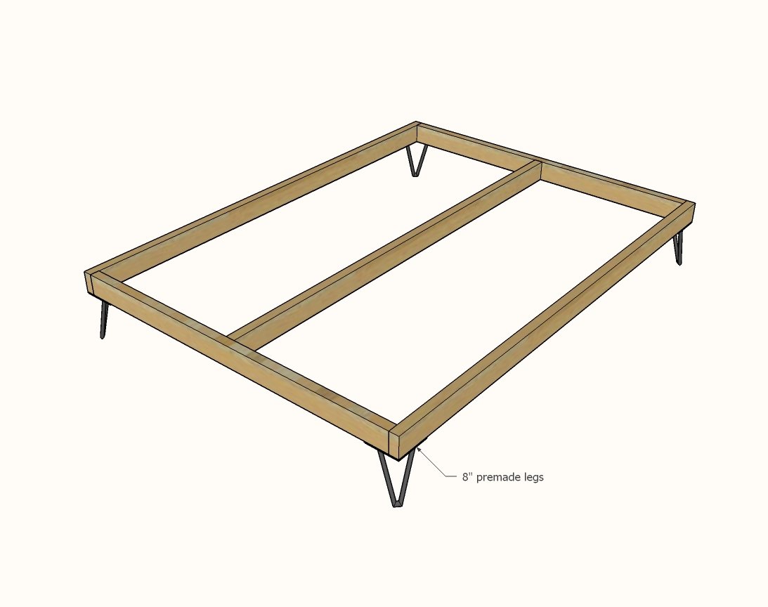 Easy Upholstered Bed — step 2