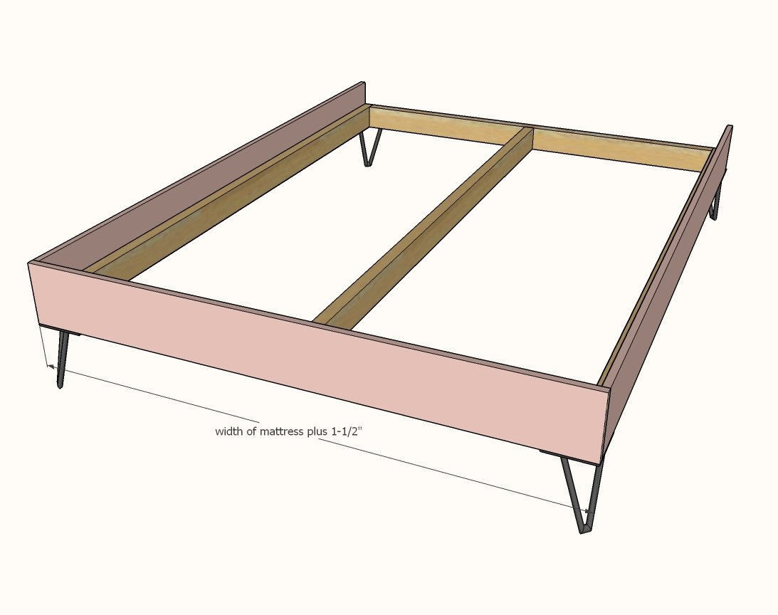 Easy Upholstered Bed — step 4