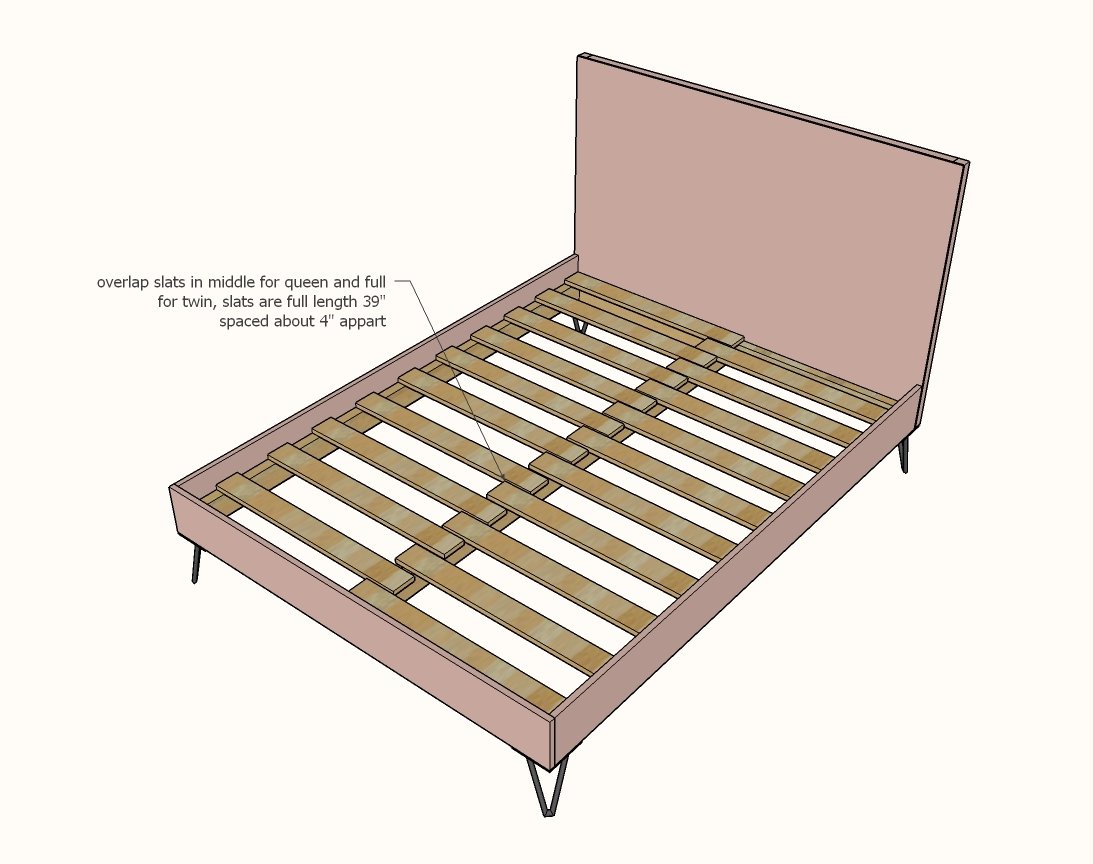 Easy Upholstered Bed — step 7