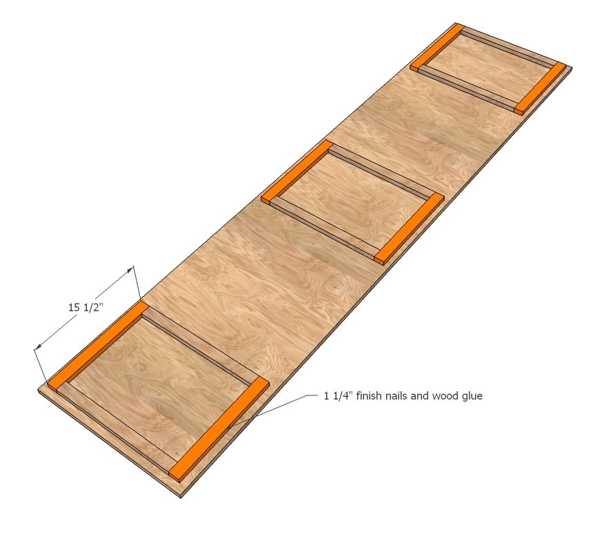 Eco Modular Office Desktop made with PureBond Plywood — step 2