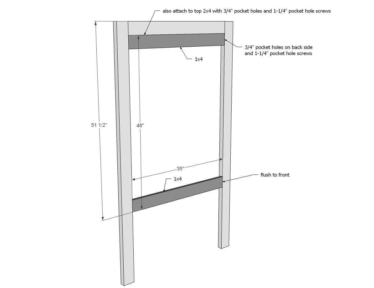 Elegant DIY Twin Bed with Detailed Headboard ( + Cut List) — step 2