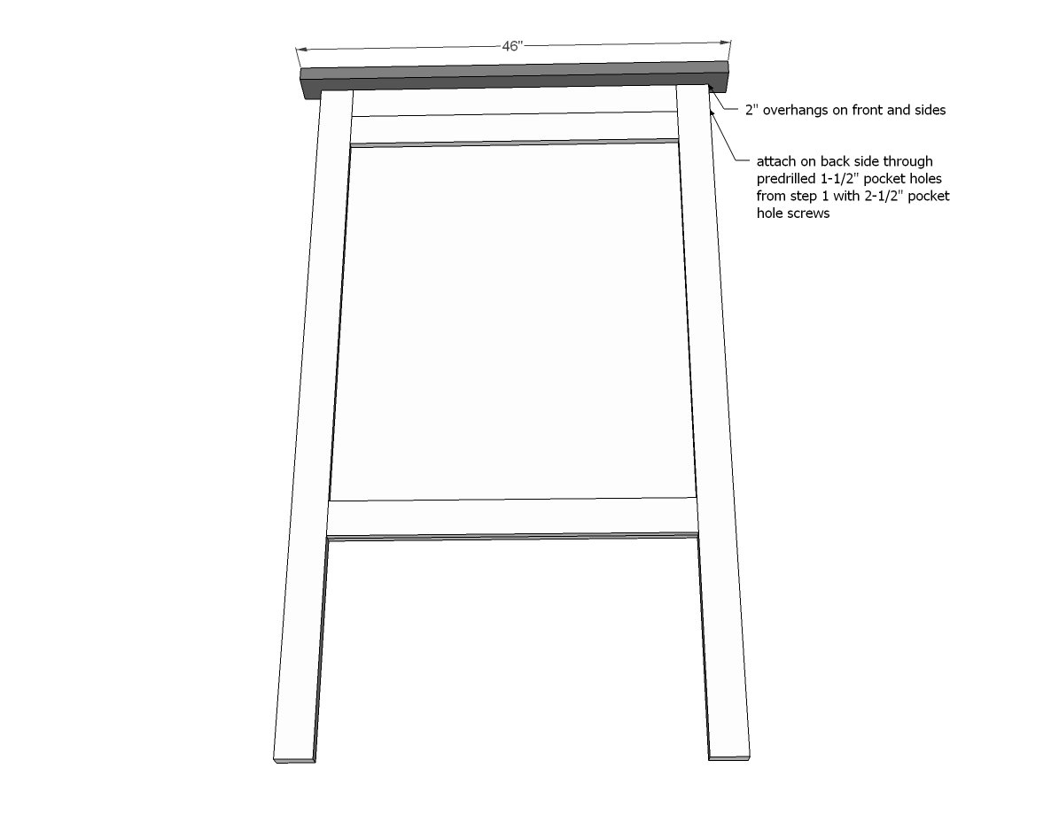 Elegant DIY Twin Bed with Detailed Headboard ( + Cut List) — step 4