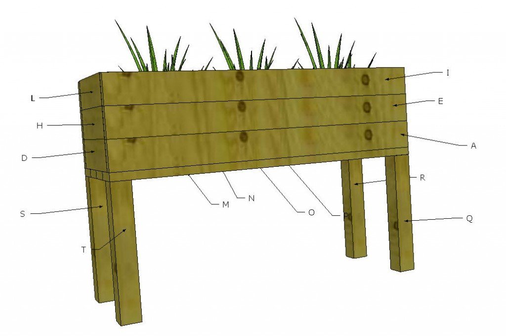 Elevated Planter Box — step 1