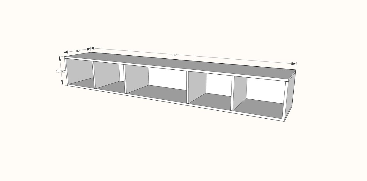 Emmie Storage Bench dimension diagram 1
