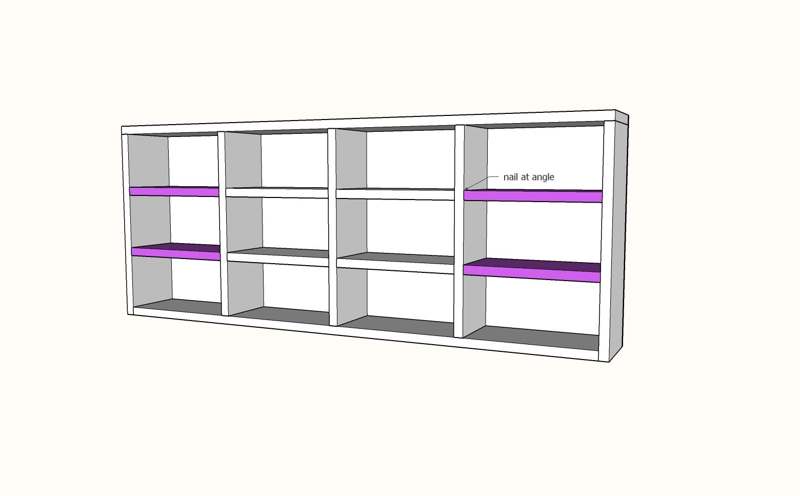Entryway Accessory Wall Cubby Organizer — step 4