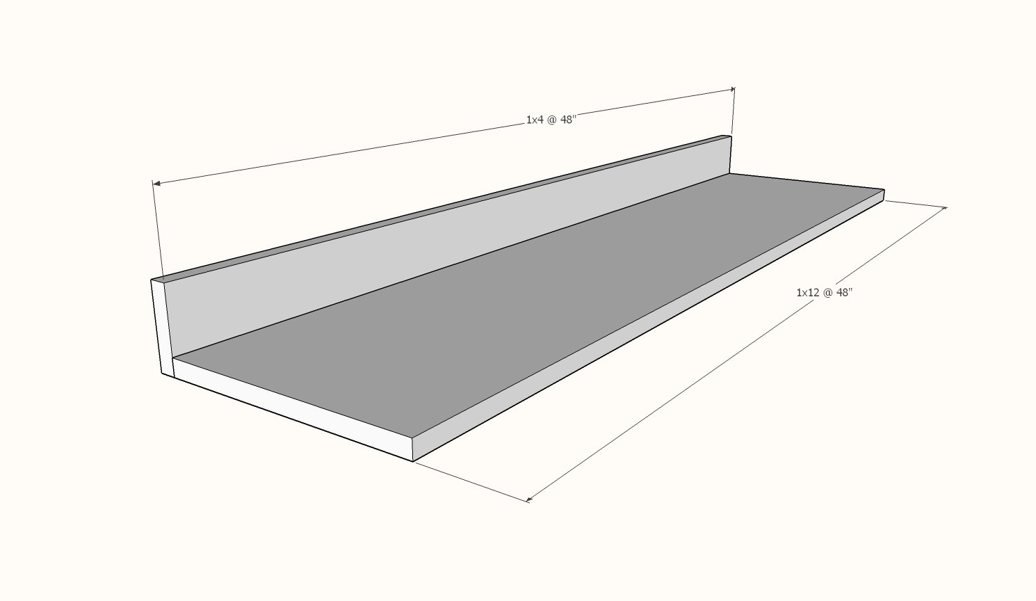 Entryway Bench and Storage Shelf with Hooks — step 3