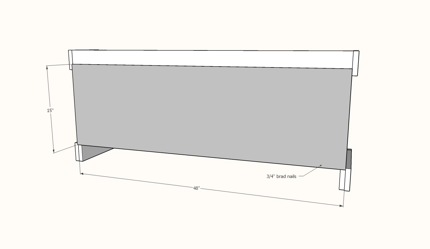 Entryway Bench and Storage Shelf with Hooks — step 8