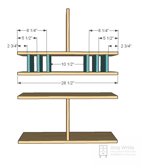 Entryway Mail Sort and Charging Hutch — step 2