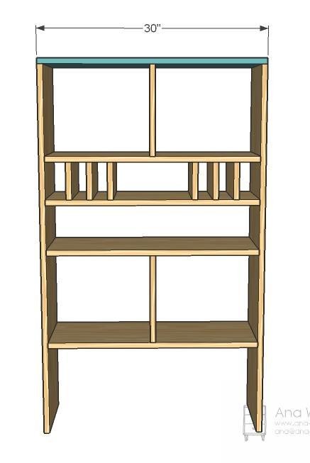 Entryway Mail Sort and Charging Hutch — step 4