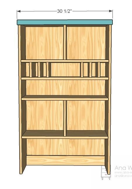 Entryway Mail Sort and Charging Hutch — step 7