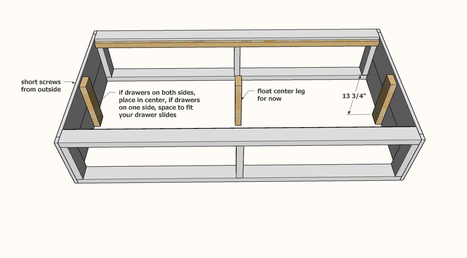 Essential Drawer Bed or Daybed — step 5