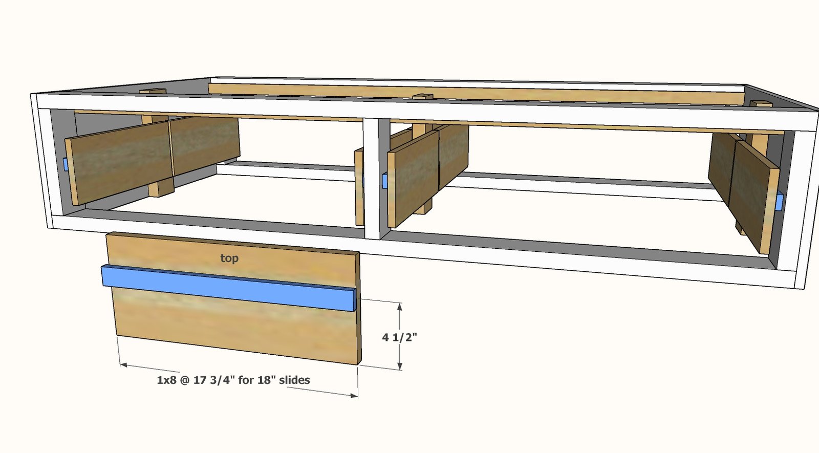 Essential Drawer Bed or Daybed — step 7