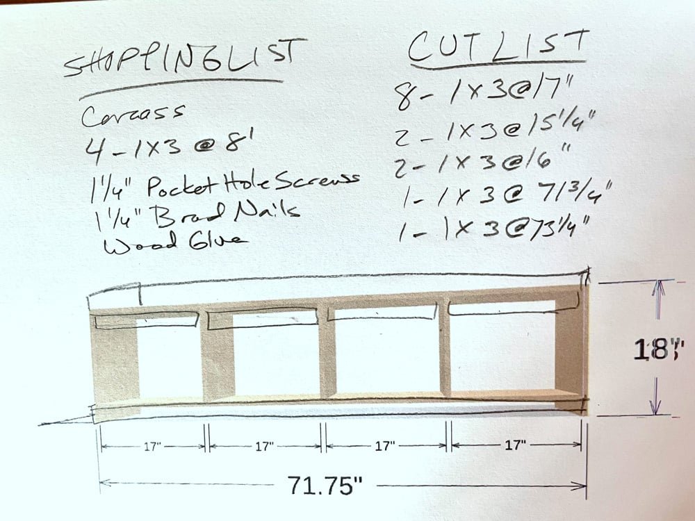 Essential Entryway Bench — step 2