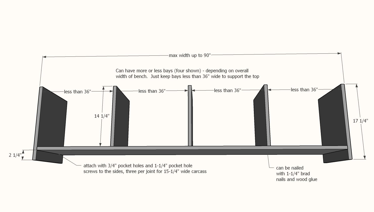 Essential Entryway Bench — step 3