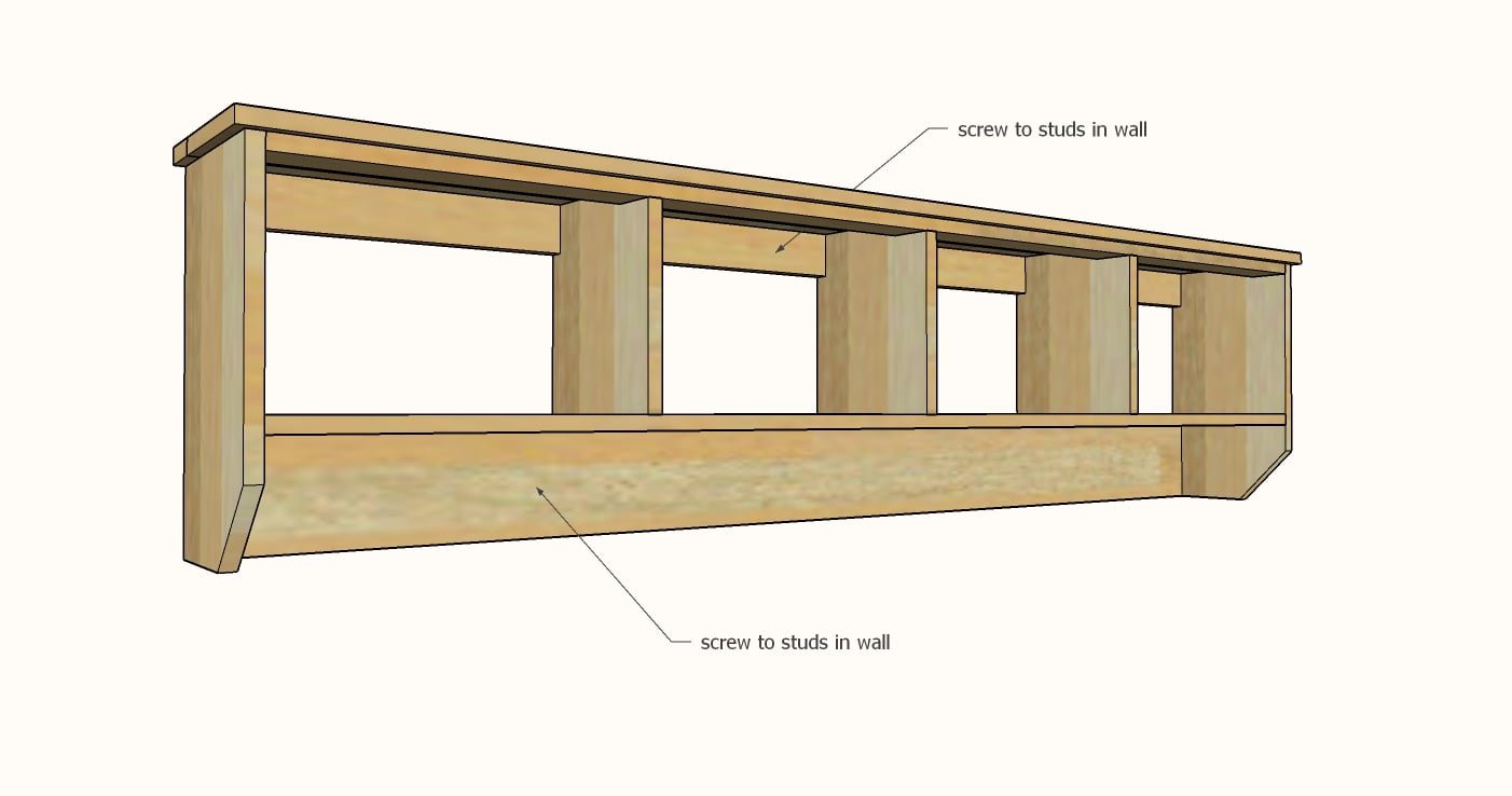 Essential Entryway Shelf with Hooks — step 6