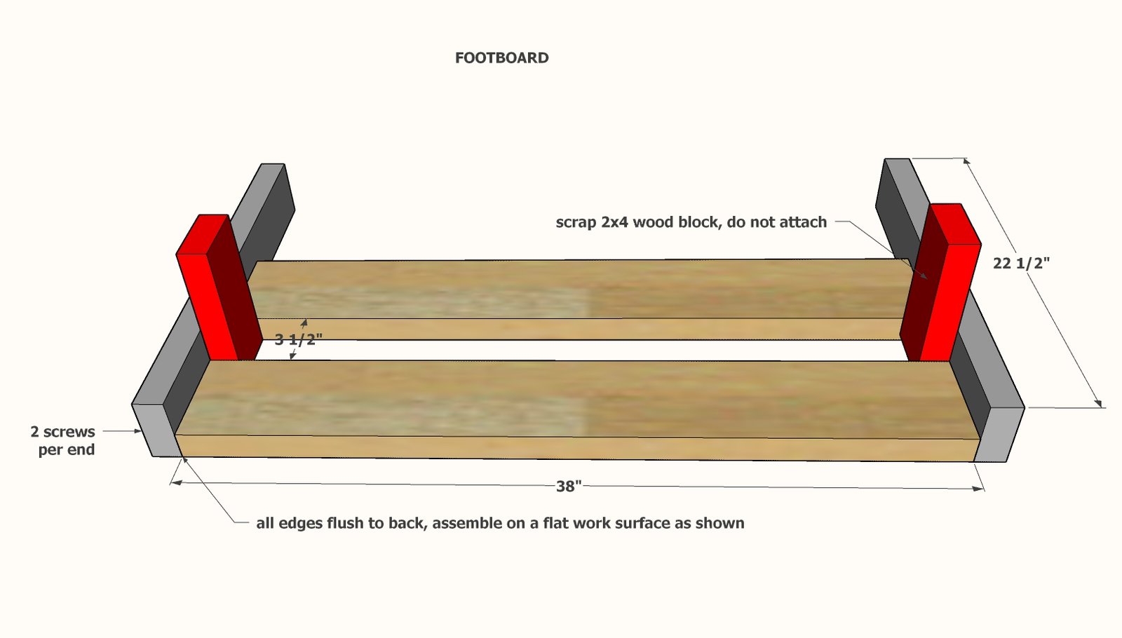 Essential Kids Bed Frame — step 1
