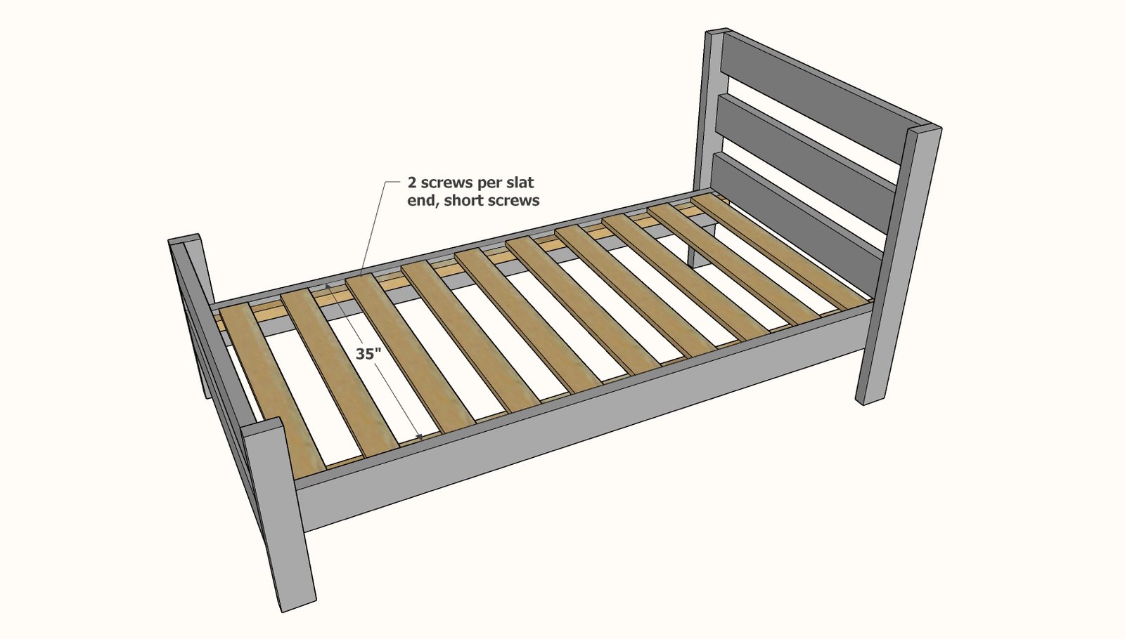 Essential Kids Bed Frame — step 5