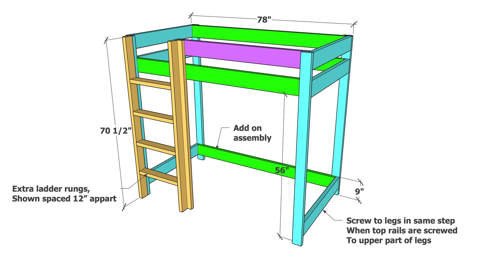 Essential Loft Bed (Adjustable Heights) — step 10