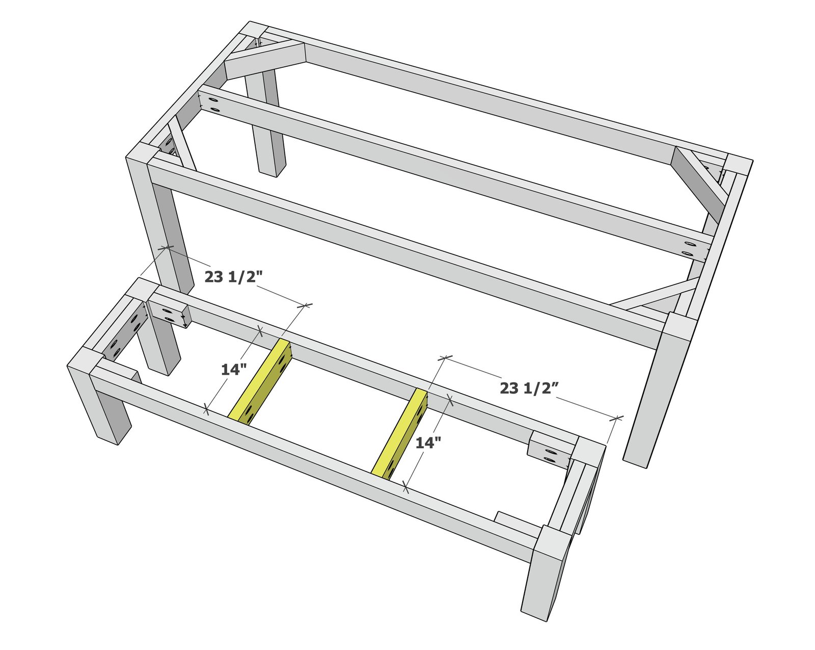 Essential Modern Outdoor Dining Table and Bench Set — step 6