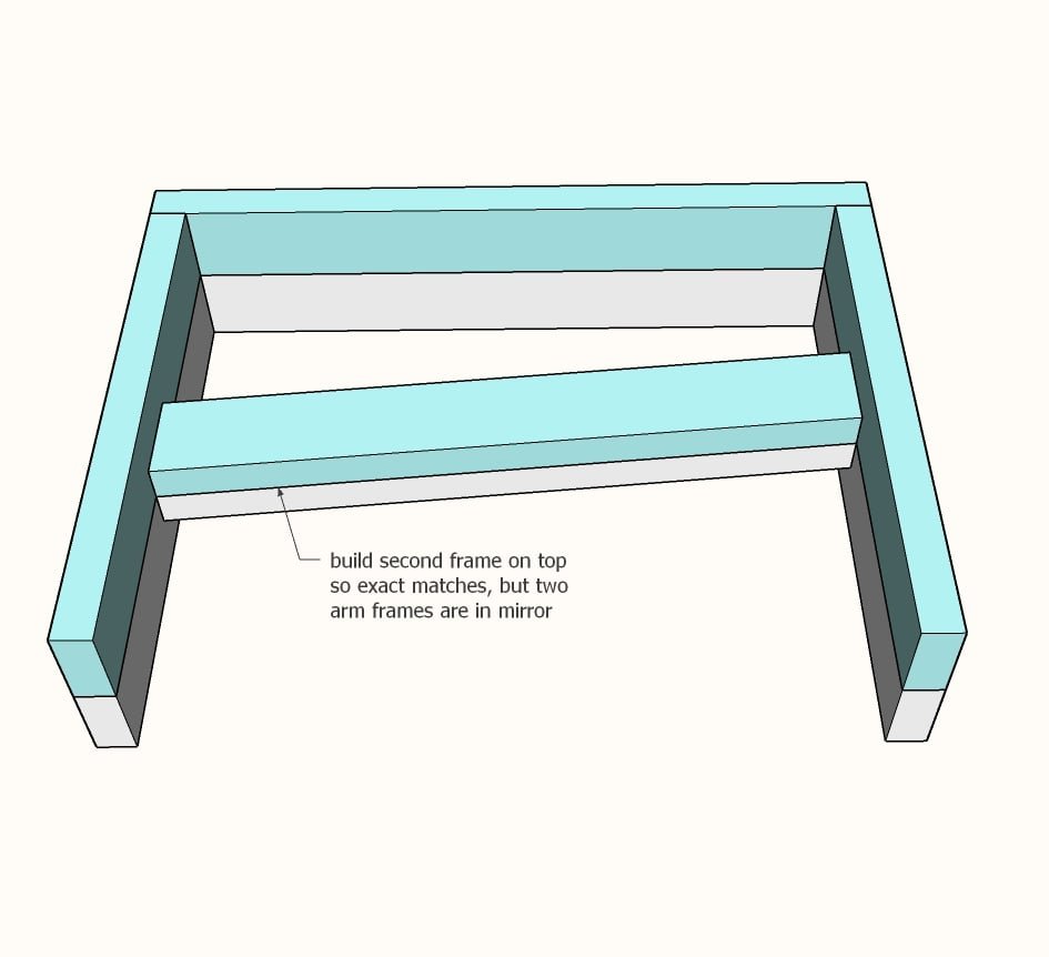 Essential Wood Outdoor Chair Frame for Standard Chair Cushion — step 2
