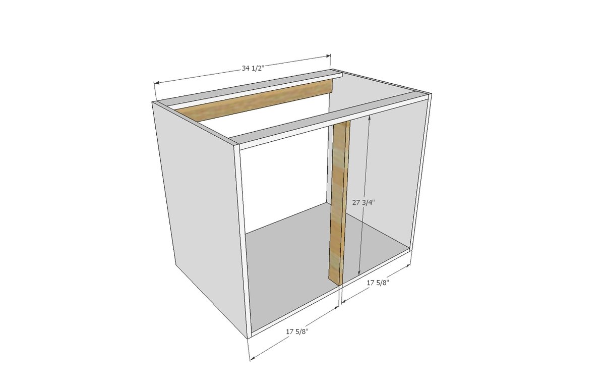 Euro Style Kitchen Sink Base Cabinet for our Tiny House Kitchen — step 3