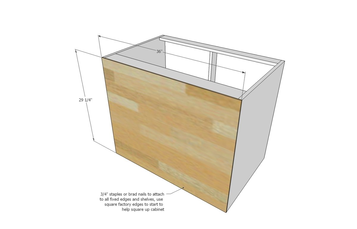 Euro Style Kitchen Sink Base Cabinet for our Tiny House Kitchen — step 4