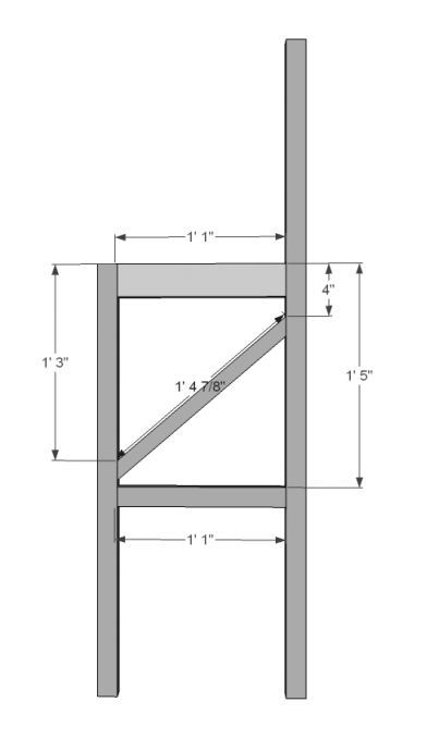 Extra Tall Bar Stool — step 3