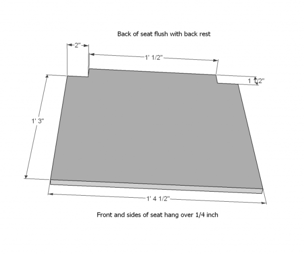 Extra Tall Bar Stool — step 4