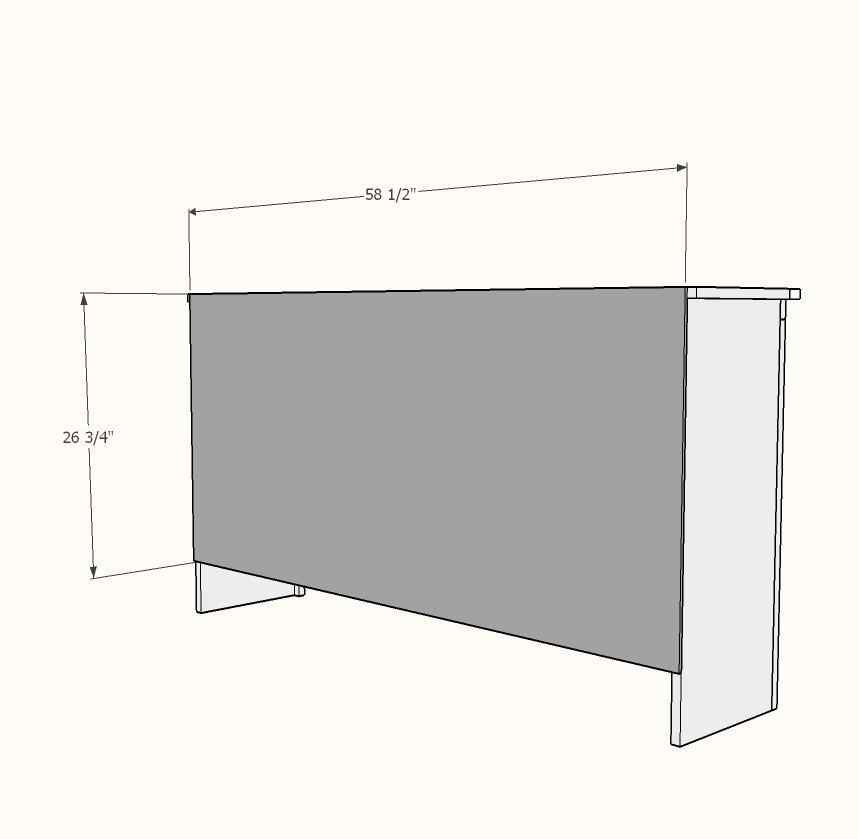 Extra Wide Console Bookcase — step 5