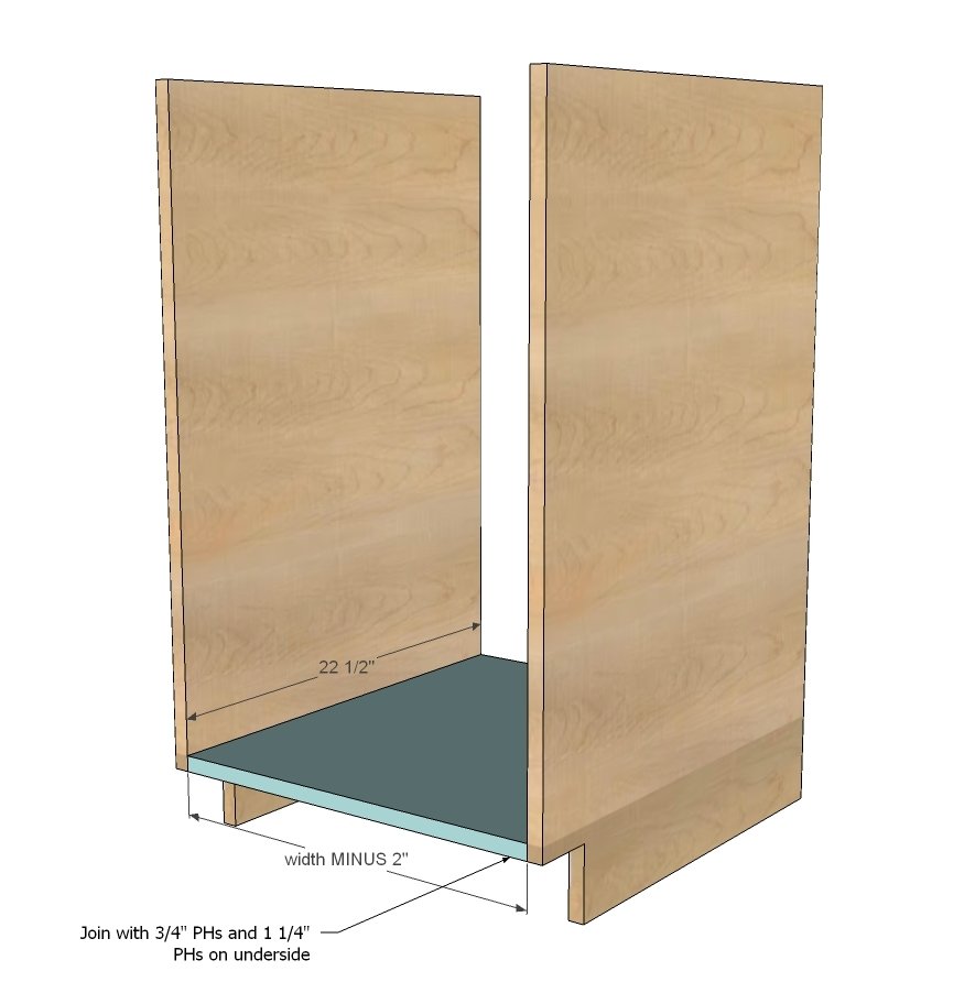 Face Frame Base Kitchen Cabinet Carcass — step 2