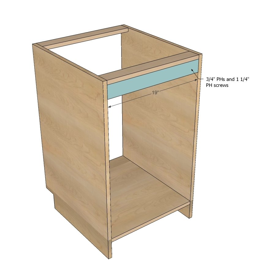 Face Frame Base Kitchen Cabinet Carcass — step 4
