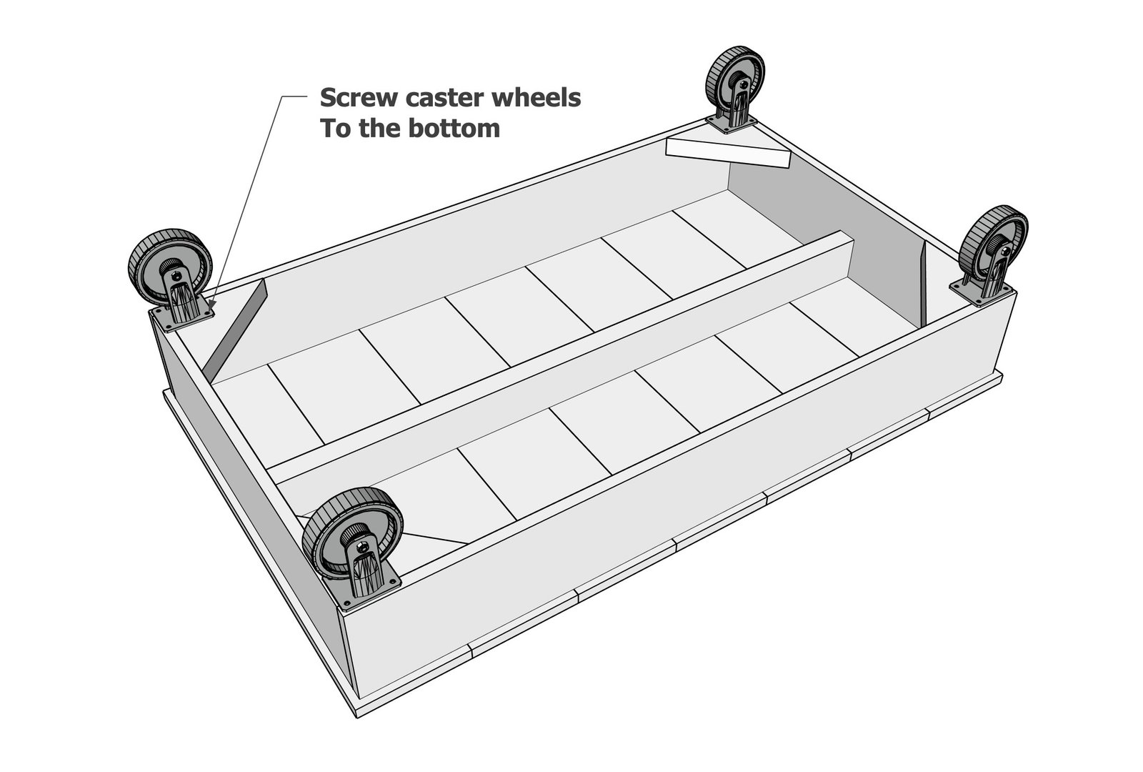 Factory Cart Coffee Table — step 5