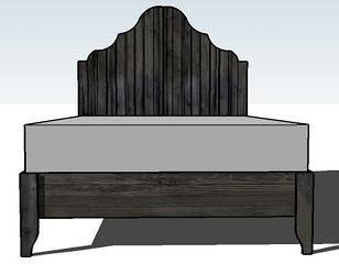 Fancy Arch Bed dimension diagram 1