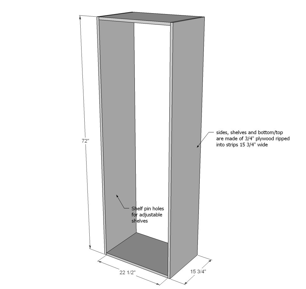 Fancy Closet Tower — step 1