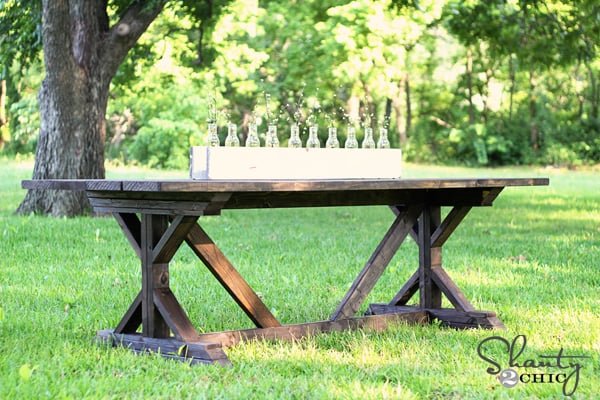 Fancy X Farmhouse Table