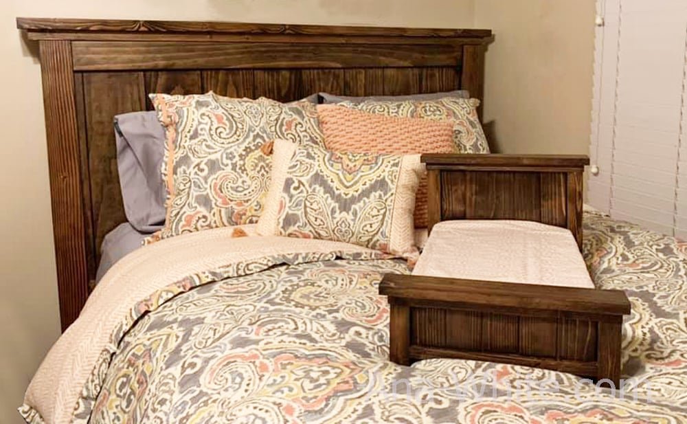 Farmhouse Bed for American Girl or 18" Dolls