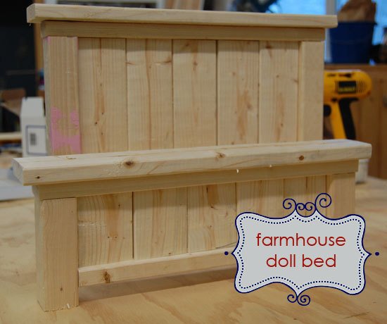 Farmhouse Bed for American Girl or 18" Dolls — step 9