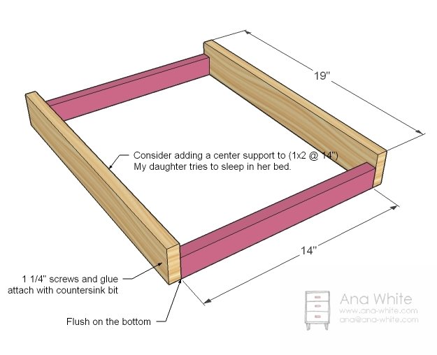Farmhouse Bed for American Girl or 18" Dolls — step 10