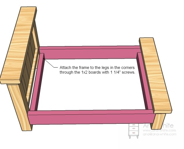 Farmhouse Bed for American Girl or 18" Dolls — step 11