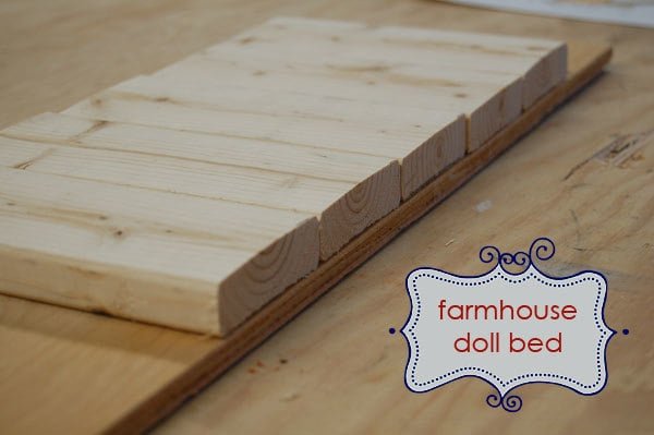 Farmhouse Bed for American Girl or 18" Dolls — step 1