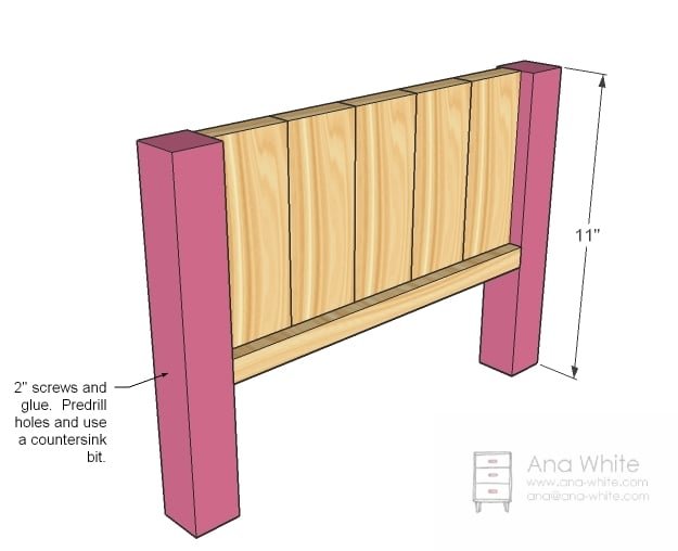 Farmhouse Bed for American Girl or 18" Dolls — step 4