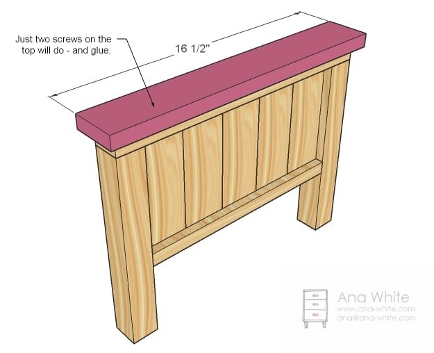 Farmhouse Bed for American Girl or 18" Dolls — step 6