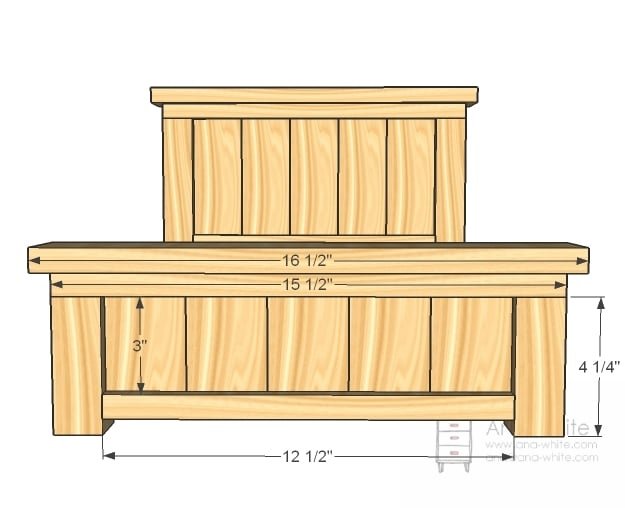 Farmhouse Bed for American Girl or 18" Dolls — step 8